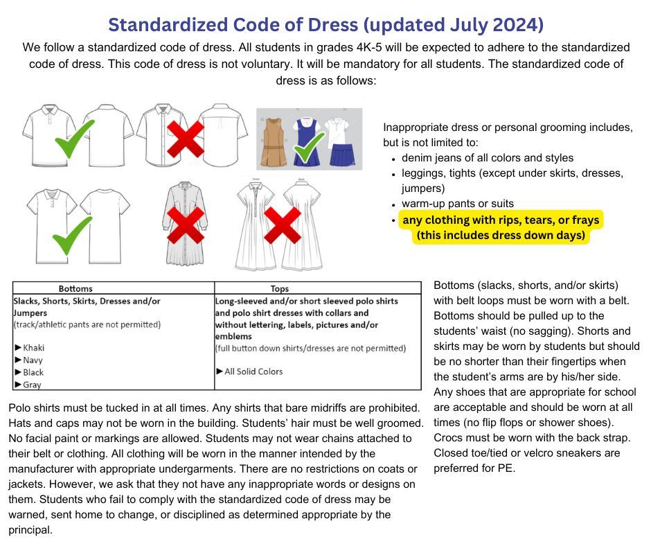  dress code